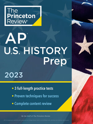 cover image of Princeton Review AP U.S. History Prep, 2023
